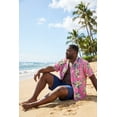thumbnail image 6 of Men's Big & Tall Tropical Rayon Short-Sleeve Shirt, 6 of 6