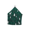 thumbnail image 1 of Cubiertas de la Silla de Navidad Cubierta de Respaldo Corto Decorativo 65x50cm, Poliéster de la Serie Santa Claus para el Comedor Cubiertas de la Silla Del Banquete Del Hotel para el Comedor Conjunto, 1 of 3