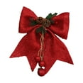 thumbnail image 2 of KCEHTA Red Christmas Wreath Bows, Christmas Tree Bows, 9.84"x9.84" Decorative Christmas Bows for Wreath Garland Christmas Tree Decor, 2 of 6