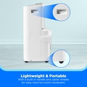 Midea 8,000 DOE, 12, 000 BTU ASHRAE SmartCool Portable Air Conditioner, For spaces up to 350 Sq. Ft, MAP08S1XWT-S