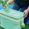 thumbnail image 6 of Pinnacle 8.5Qt Mini Cooler – Portable Picnic Cooler with Divider & Strap, Green, 6 of 8