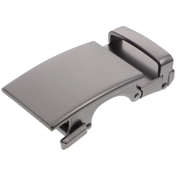 LOLIPPYY 1Pc Easy Adjust Black Alloy Belt Buckle for Men Perfect for Business Belts