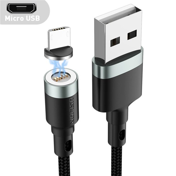 USLION 5A Cable de carga USB magnético USB tipo C Cable de carga rápida para iphone 14 Xiaomi imán Micro USB Cable de carga de datos Tan Jianjun unisex