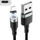 thumbnail image 1 of USLION 5A Cable de carga USB magnético USB tipo C Cable de carga rápida para iphone 14 Xiaomi imán Micro USB Cable de carga de datos Tan Jianjun unisex, 1 of 2