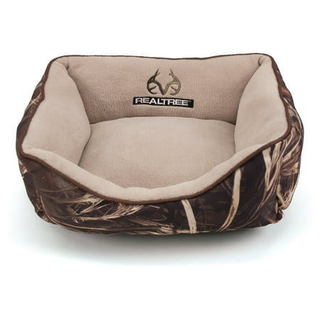 Realtree Box Pet Bed - 18u0022x14u0022 - Camo/Brown
