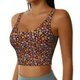 thumbnail image 2 of Naloa 70s Groovy Hippie Retro Sports Bras for Women, High Support Bra with Removable Pads, Comfortable - Small, 2 of 9