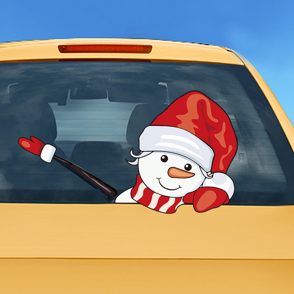 Self Adhesive Waving Car Wiper Sticker PVC Reusable Rear Windshield