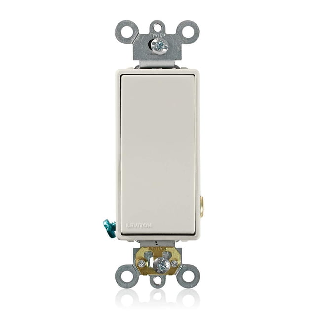 Interruptor basculante Decora Plus Leviton 5621-2T, 20 amperios, 120/277 V