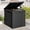 Black, variant on Uforic 51 Gallon Resin Outdoor Deck Box, Waterproof Lockable Storage Box with Side Handles for Patio Garden Pool, Black