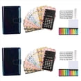 thumbnail image 1 of 2X Carpeta de Presupuesto A6, con Sobres con Cremallera, Calculadora y Tarjeta, Organizador de Ahorro de Dinero de PU para Carpeta de Sobres de Relleno de Efectivo, 1 of 5