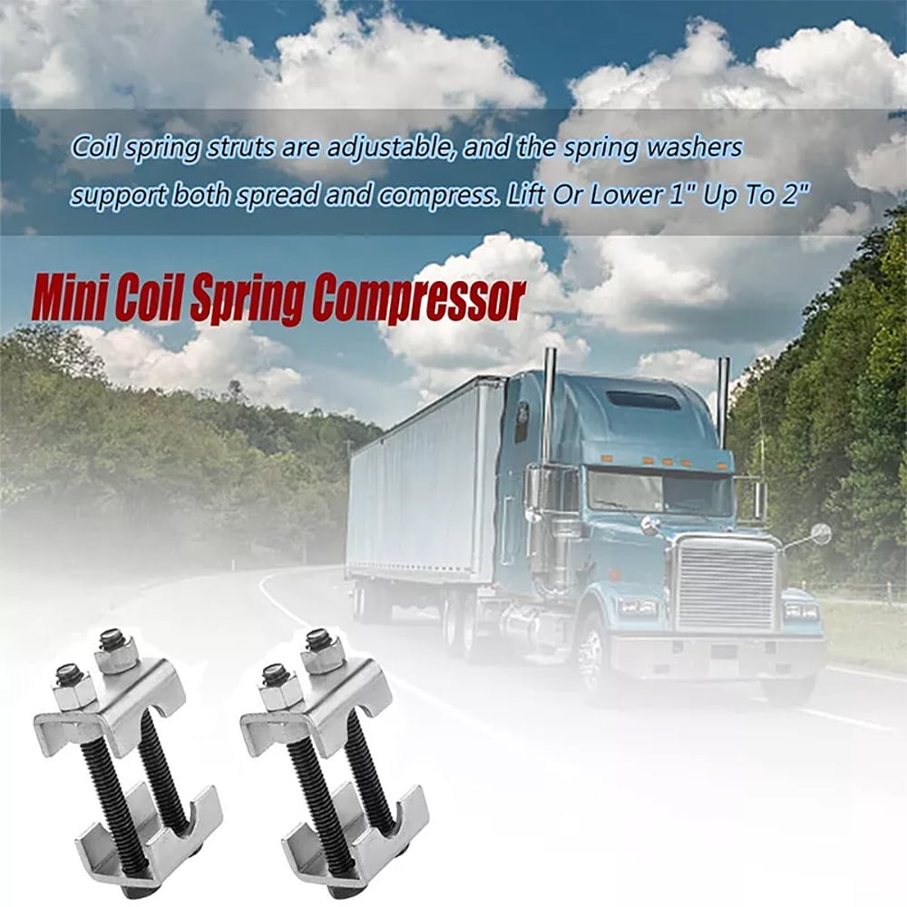 4PCS Coil Spring Spacer, 2 Way Adjustable Compressor Tool US