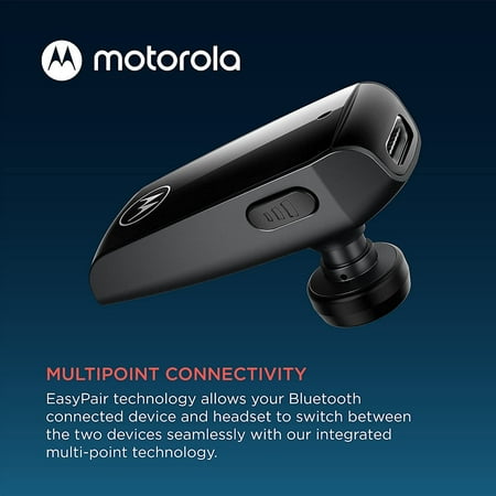 Motorola - HK385 Bluetooth In-Ear Wireless Mono Headset - Black