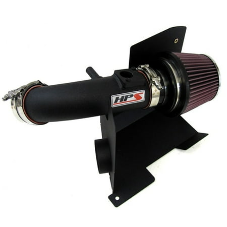 Blue Civic Air Intake System - HPS Black Shortram Air Intake + Heat Shield for 12-15 Honda Civic Si 2.4L 9th Gen