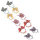 thumbnail image 4 of Elastic Hair Ties 10pcs Soft Fabric Flower Ponytail Holders for Everyday & Special Occasions Random Color Assorted, 4 of 5