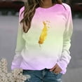 thumbnail image 1 of Sweat à Capuche Mode pour Femmes 2023 Manches Longues Col Rond Imprimé Sweat-Shirt Blouse 50 % de Réduction Costumes Halloween/noël, 1 of 4
