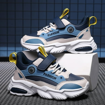 

Boys Breathable Lightweight Platform Shoes Outdoor Comfortable Walking Sneakers Casual Shoes For Kids Children