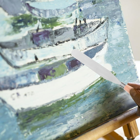 unbranded  Oil Paint Scraper Spatula Scrapers Pallet Knife for Painting