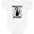 thumbnail image 3 of Inktastic Pawsitively Spooky Skeleton Cat with Ghosts and Crosses Boys or Girls Baby Bodysuit, 3 of 5