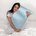 thumbnail image 3 of 19 Momme Silk Pillowcase - Blue, 3 of 9