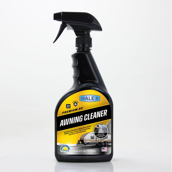 Walex Premium RV & Marine Awning Cleaner 32oz Removes Mold, Mildew, Dirt & Stains