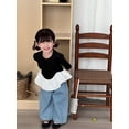 thumbnail image 4 of Spring 2025 New Fashion Girls Blouse 2-7Y Kids Long Sleeve T-shirt Children's Irregular Patchwork Bottoming Shirt Girls Clothing, 4 of 6