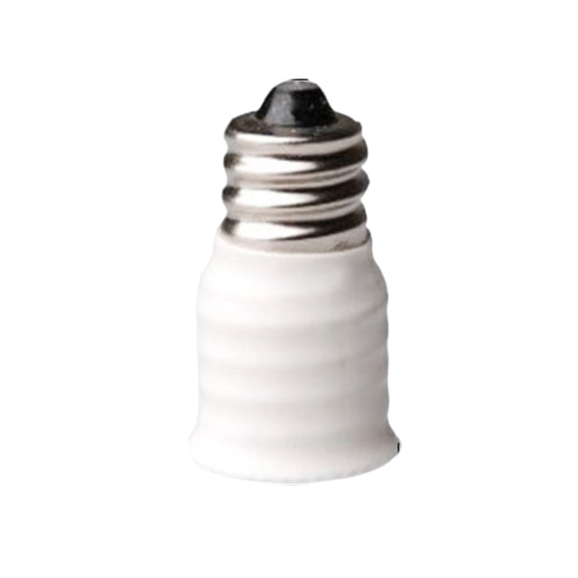 Naiovety Portalámparas E12 a E14, portalámparas, Base de luz de cobre, adaptador extraíble, soporte convertidor, tornillo de reparación, Iluminación y accesorios Blanco