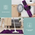 thumbnail image 6 of Purple Gothic Floral Pattern Kitchen Rugs Sets Of 3,Kitchen Runner Rugs Non Skid Washable,Decorative Kitchen Floor Mats for Kitchen,Sink,Laundry,17"x30"+ 17"x47" + 17"x59", 6 of 6