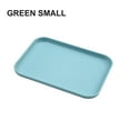 thumbnail image 3 of YLLSF Food Tray Anti Slip Serving Tray Household Rectangular Storage Tray, Green Small, 3 of 9