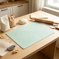 thumbnail image 4 of Food Grade Silicone Dough Rolling Pad - Non-Stick Dough Board for Bread Pizza Pastry, Thick Counter Protector, Washable and Durable Kitchen Mat Green, 4 of 6