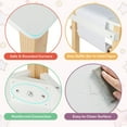 thumbnail image 3 of Spaco Kids Art Table and Chair Set with Drawer Paper Roll and 2 Markers-White, Toddler Table and Chair Set for Arts & Crafts, Snack Time, Homeschooling, Homework, 3 of 7