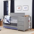 thumbnail image 2 of Carter's by DaVinci Dakota 4-in-1 Convertible Crib and Changer, Grey, 2 of 12