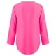 thumbnail image 4 of Qucoqpe - Camisas de gasa con cremallera para mujer, blusas holgadas con cuello en V, media manga, dobladillo curvo, para oficina, negocios, informales, lisas, con mangas enrolladas, para salir, 4 of 8