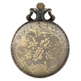 thumbnail image 4 of VIGOROSO Vintage Pocket Watch for Men Women Steampunk 3D Bone Quartz Fob Watches with Chain, 4 of 10