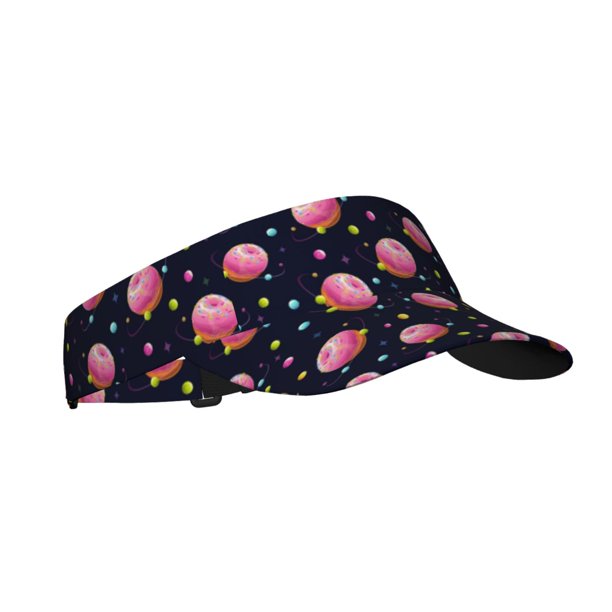 Balery Cartoon Donut Planets Gorra deportiva con visera ajustable para mujer y hombre (talla única)