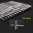 thumbnail image 4 of Herramientas de artesanía de cuero Baoblaze perforadoras agujeros de cinturón 0.5mm 1.0mm, 4 of 8