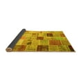thumbnail image 2 of Ahgly Company Indoor Rectangle Patchwork Yellow Transitional Area Rugs, 5' x 8', 2 of 4
