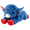 A002- Blue, variant on Highland Cow Weighted Stuffed Animal Fourth of July Decorations Red White and Blue Patriotic Decor Fluffy Cow Stuffed Animal 1 Pc