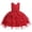 Red, variant on Girls White Dress Kids Dress Skirt Girl's Cloth Small and Little Girl Princess Skirt White 1 Years