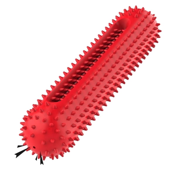 Petizer Durable Rubber Squeaky Dog Chew Toy for Medium and Large Dogs, Beef Flavor