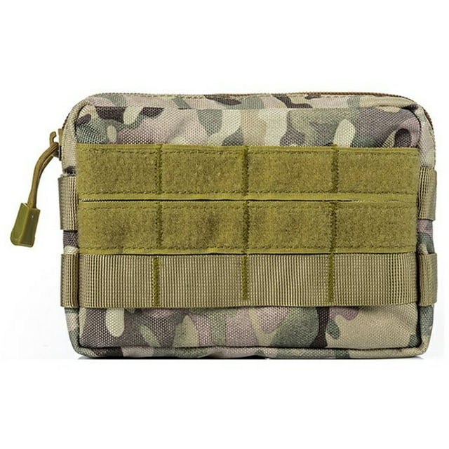 TOPTIE Pochette Molle Tactique, Pochette d'Administration Horizontale, Petit Sac Utilitaire d'Équipement EDC pour Outils - Pc