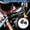 thumbnail image 2 of Unique Bargains 5 Pin Mass Air Flow Sensor Meter Connector Plug Male Female Wire Terminal Connector for Honda FK2 FK8, 2 of 6