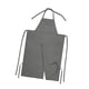thumbnail image 5 of Delantal de cerámica con bolsillos, sencillo y portátil, para mujeres y hombres, multifuncional, para artistas. Gris, 5 of 9