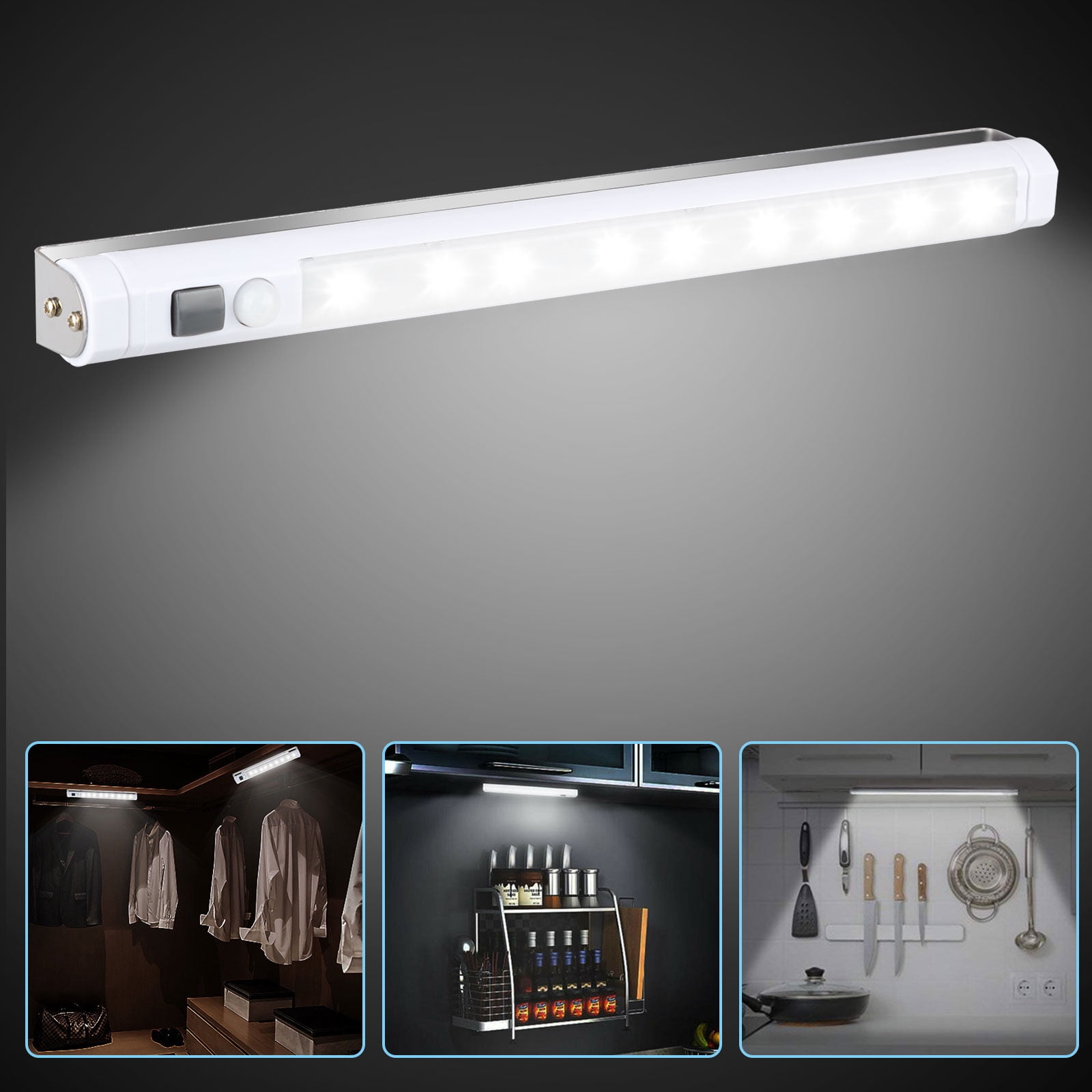 LED Under Cabinet Light, TSV 9 LED Motion Sensor Closet Light Wireless