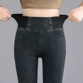 thumbnail image 2 of njshnmn Womens Jeans High Waist Skinny Jeggings Jeans Slim Trousers, 2 of 8