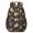 Pioneer Flower Floral Print Pattern-2, variant on Pioneer Flower Floral Print Pattern 17" School Backpacks for Teens,Waterproof Oxford Fabric,S-Shape Padded Straps for School,Travel,Hiking,Camping