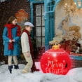 thumbnail image 6 of PEIBang 24 Inch Christmas Inflatable Ball Outdoor Christmas Decorations,Giant PVC Christmas Decorated Ball Ornaments,Large Xmas Blow Ball Decorations for Yard Porch Garden, 6 of 6