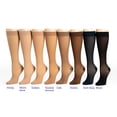 thumbnail image 7 of Sigvaris Style 782 Sheer 20-30 Open Toe Knee High Compression Stockings Natural ML Long, 7 of 7