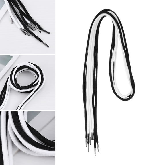 Raindrops 4Pcs Sweatpants Drawstring Replacement Bleached Gunmetal for Men and Women