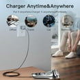 thumbnail image 2 of Misright 2 Pack Practical Charging Wire Charging Cable Suitable for Shavers 1.2M, 2 of 8