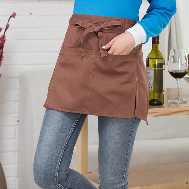 SXcggal Waist Short Apron Hotels Restaurant Cafe Waiters and Waitresses Uniforms Aprons Healthy Unbreakable Multitaskig Cookware